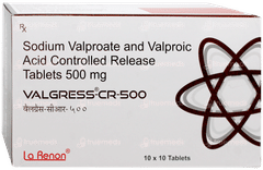 Valgress Cr 500 Tablet 10