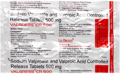 Valgress Cr 500 Tablet 10