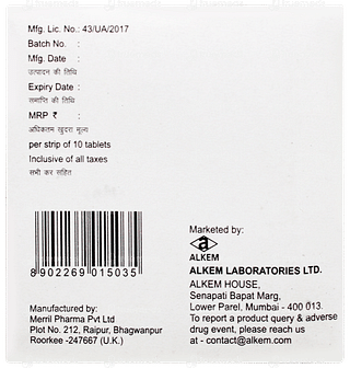 Valpex Cr 500 Tablet 10