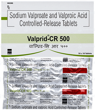 Valprid Cr 500 Tablet 10