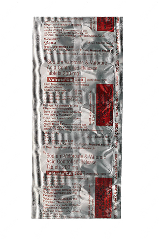 Valrate Cr 200 MG Tablet Cr 10