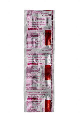 Valrate 500 MG Tablet Cr 10