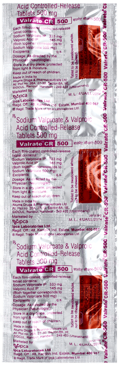 Valrate Cr 500 Tablet 10