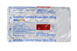 Willgo 200 MG Tablet Cr 10