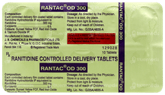 Rantac Od 300 Tablet 10 Rantac Od 300 Tablet 10