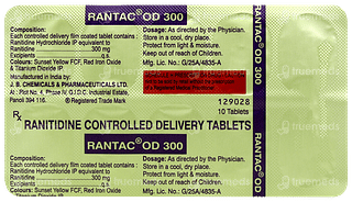 Rantac Od 300 Tablet 10