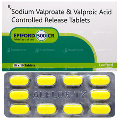 Epiford 500 Cr Tablet 10 Epiford 500 Cr Tablet 10