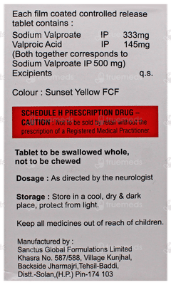 Epiford 500 Cr Tablet 10 Epiford 500 Cr Tablet 10