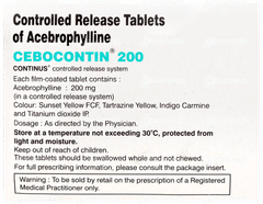 Cebocontin 200 Tablet 10 Cebocontin 200 Tablet 10