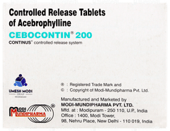 Cebocontin 200 Tablet 10 Cebocontin 200 Tablet 10