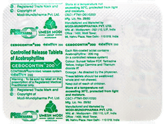 Cebocontin 200 Tablet 10 Cebocontin 200 Tablet 10