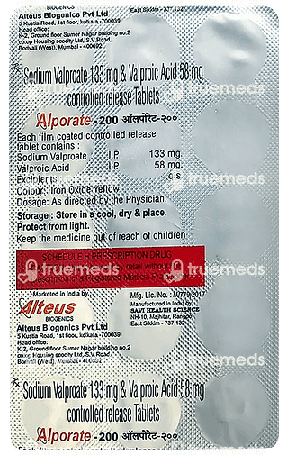 Alporate 200 Tablet 15