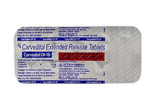 Carvediol Cr 10 MG Tablet 10