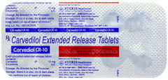 Carvediol Cr 10 Tablet 10