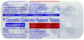 Carvediol Cr 10 Tablet 10