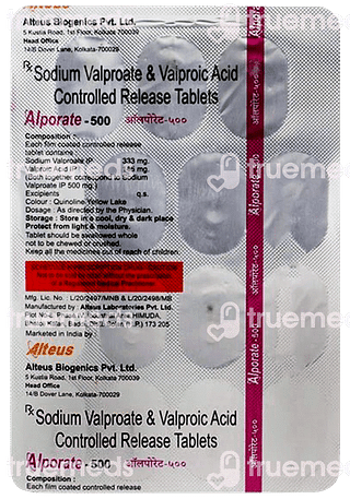 Alporate 500 Tablet Cr 15