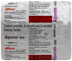 Alporate 500 Tablet Cr 15 Alporate 500 Tablet Cr 15