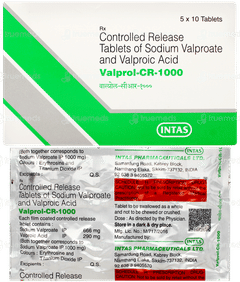 Valprol Cr 1000 Tablet 10