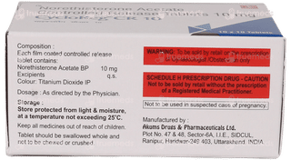 Cycloreg Cr 10 Tablet 10