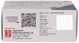 Cycloreg Cr 10 Tablet 10