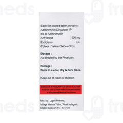 Azidure 500 MG Tablet 3 Azidure 500 MG Tablet 3