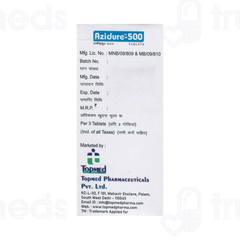 Azidure 500 MG Tablet 3 Azidure 500 MG Tablet 3