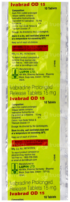 Ivabrad Od 15 Tablet 10