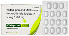 Vildaprime M 50/500 Tablet 15