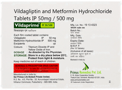 Vildaprime M 50/500 Tablet 15