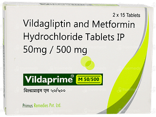 Vildaprime M 50/500 Tablet 15