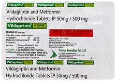 Vildaprime M 50/500 Tablet 15