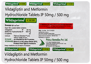 Vildaprime M 50/500 Tablet 15