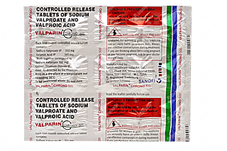 Valparin Chrono 500 MG Tablet Cr 15