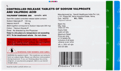Valparin Chrono 200 Tablet 15 Valparin Chrono 200 Tablet 15