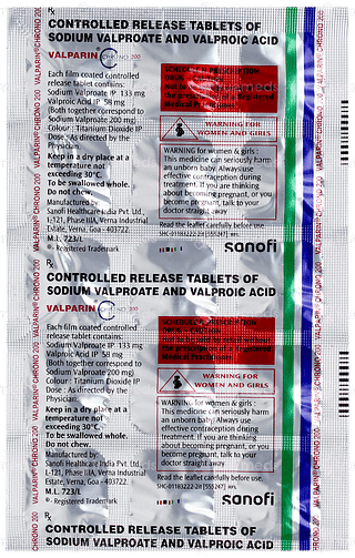 Valparin Chrono 200 Tablet 15