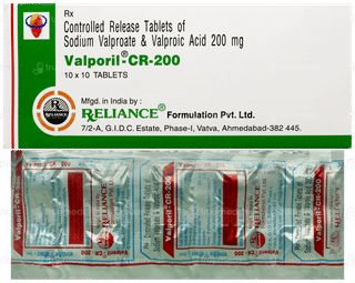 Valporil Cr 200 Tablet 10
