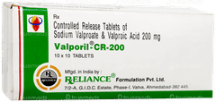 Valporil Cr 200 Tablet 10 Valporil Cr 200 Tablet 10