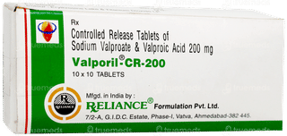 Valporil Cr 200 Tablet 10