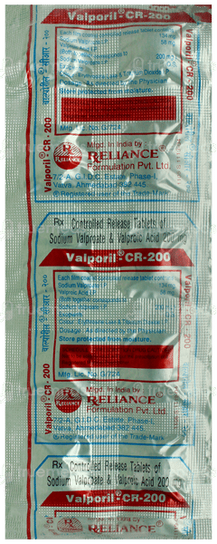 Valporil Cr 200 Tablet 10 Valporil Cr 200 Tablet 10