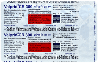 Valprid Cr 300 Tablet 15