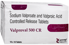 Valproval 500 Cr Tablet 10 Valproval 500 Cr Tablet 10