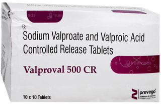 Valproval 500 Cr Tablet 10