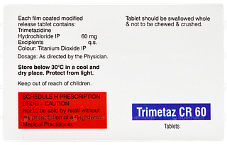 Trimetaz Cr 60 Tablet 15