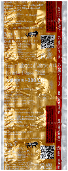 Valponol 300 Cr Tablet 10 Valponol 300 Cr Tablet 10