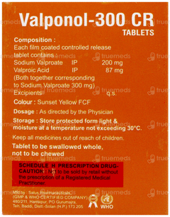Valponol 300 Cr Tablet 10