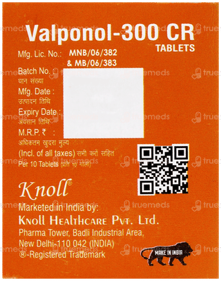 Valponol 300 Cr Tablet 10