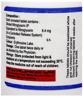 Caditril 6.4 Mg Tablet Cr 30