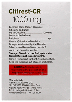 Citirest Cr 1000Mg Tablet 10