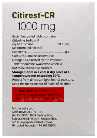Citirest Cr 1000Mg Tablet 10