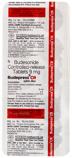 Budepress Cr Tablet 10